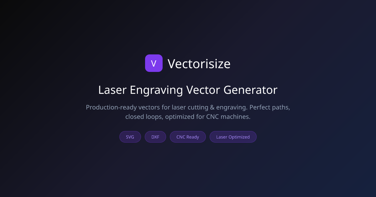 Laser Engraving Vector Generator: Photo to Engrave-Ready SVG with AI ...